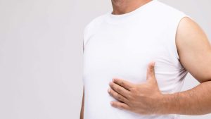 Male-chest-exam-white-shirt